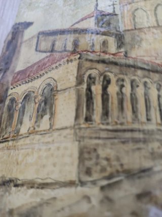 Teja Pintura Románico Segovia