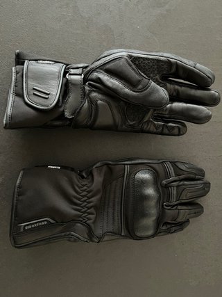 Guantes de moto Oxford negros talla L