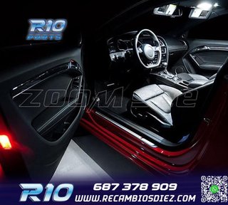 KIT 16 BOMBILLAS LED INTERIOR AUDI A5 S5 RS5 B8 08-15