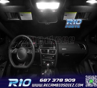 KIT 16 BOMBILLAS LED INTERIOR AUDI A5 S5 RS5 B8 08-15