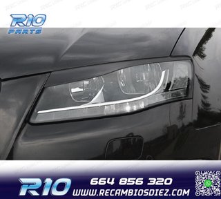 PESTAÑAS DE FAROS AUDI A4 B8 B81 8K 07-11