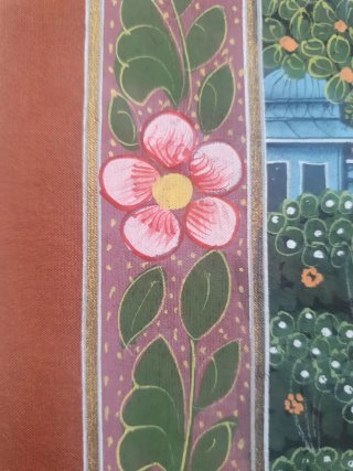 Cuadro: Pintura India sobre Seda