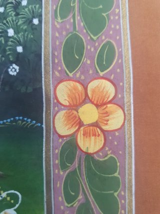 Cuadro: Pintura India sobre Seda