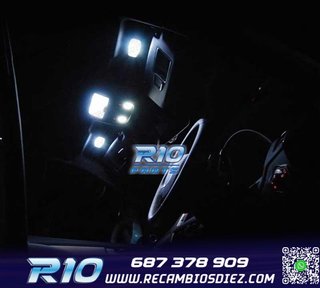 KIT 25 BOMBILLAS LED INTERIOR AUDI Q7 4L 2005-2014