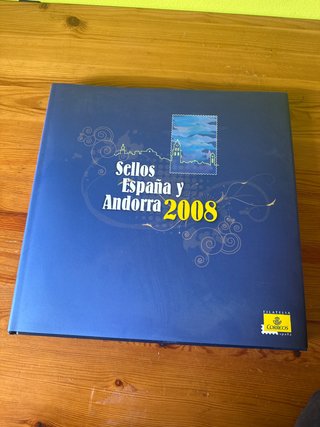 Sellos España y Andorra 2008