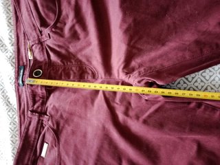 Pantalones Massimo Dutti Mujer Talla M Morado