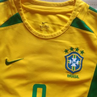 Camiseta Brasil Ronaldo Nazario 2002 Nike