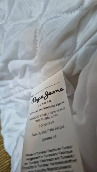 Cazadora niña pana Pepe Jeans forrada