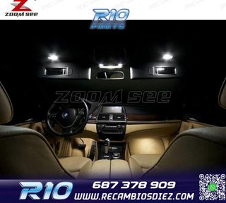 KIT 20 BOMBILLAS LED INTERIOR BMW X6 E71 E72 M 2008 -2014