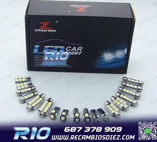 KIT 20 BOMBILLAS LED INTERIOR BMW X6 E71 E72 M 2008 -2014