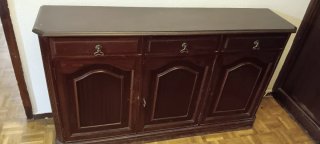 Mueble recibidor de madera