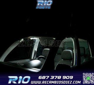 KIT DE 8 BOMBILLAS LED INTERIOR LUCES DE LECTURA PARA SEAT I