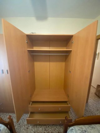 Armario ropero 2 puertas madera