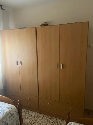 Armario ropero 2 puertas madera