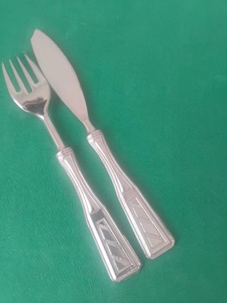 Cubertería pescado plata 6 pax