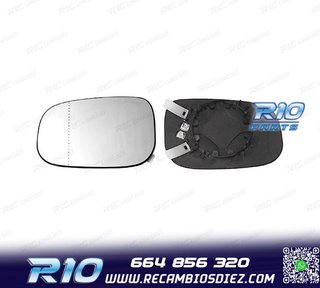 CRISTAL ESPEJO BASE IZQUIERDO VOLVO S40 04-10