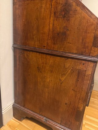 Mueble antiguo escritorio abatible con espejos