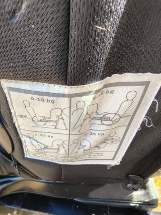 Silla coche Axkid Isofix gris
