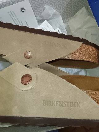 Birkenstock Boston 42 Beige/Marrone