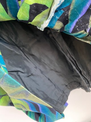 Vestido Hand Made Estampado Tropical
