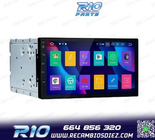 RADIO GPS ANDROID 14 2DIN 7" MULTIMEDIA GPS HD 3 USB SD