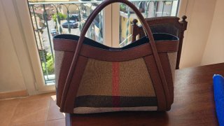 Borsa Beige e Marrone Nuova