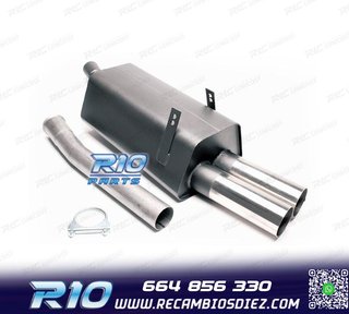 SILENCIOSO ESCAPE BMW SERIE 3 E36 L6 1991-1998 x2