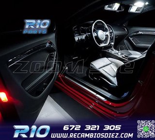 KIT 16 BOMBILLAS LED INTERIOR AUDI A5 S5 RS5 B8 08-15
