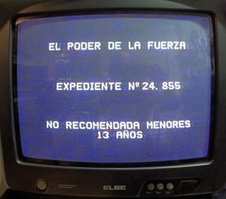 EL PODER DE LA FUERZA - VHS. (PRIMERA EDICIÓN)