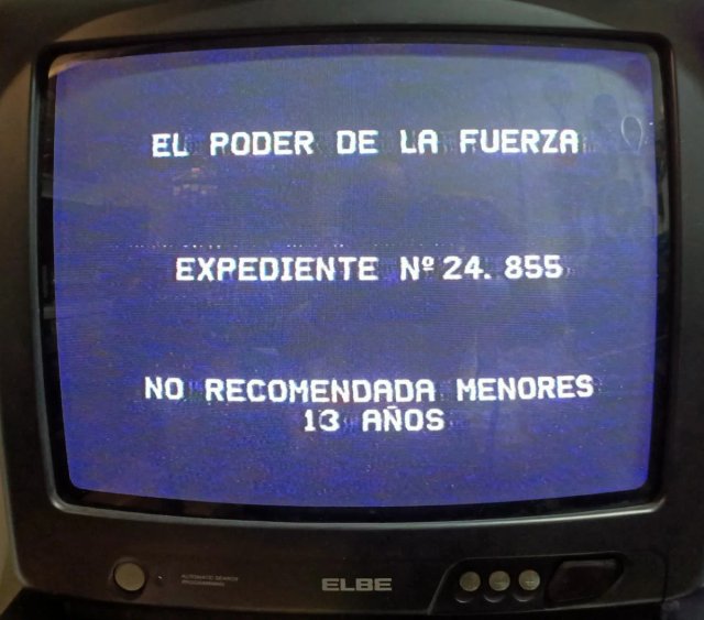 EL PODER DE LA FUERZA - VHS. (PRIMERA EDICIÓN)