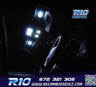 KIT 25 BOMBILLAS LED INTERIOR AUDI Q7 4L 2005-2014