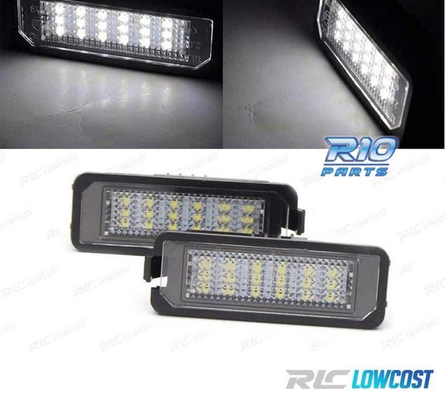 LUCES MATRÍCULA LED VOLKSWAGEN VW GOLF IV V VI VII PASSAT N