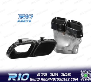 COLAS DE ESCAPE MERCEDES GLE W167 19- LOOK GLE63 NEGRO