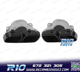 COLAS DE ESCAPE MERCEDES GLE W167 19- LOOK GLE63 NEGRO