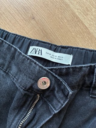 Pantalones Zara Carrot Negros