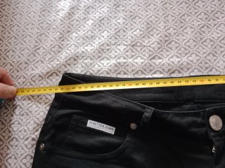 Pantalones Benneton negros talla M