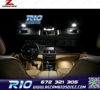 KIT 20 BOMBILLAS LED INTERIOR BMW X6 E71 E72 M 2008 -2014