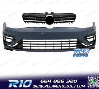 PARAGOLPES DELANTERO VOLKSWAGEN VW GOLF 7.5 17-19 LOOK R20 S