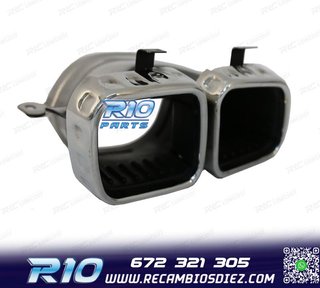 COLAS DE ESCAPE MERCEDES GLE W167 19- LOOK AMG GLE63 CROMO