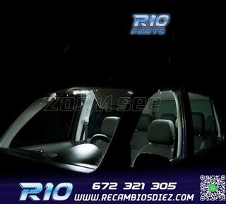 KIT DE 8 BOMBILLAS LED INTERIOR LUCES DE LECTURA PARA SEAT I