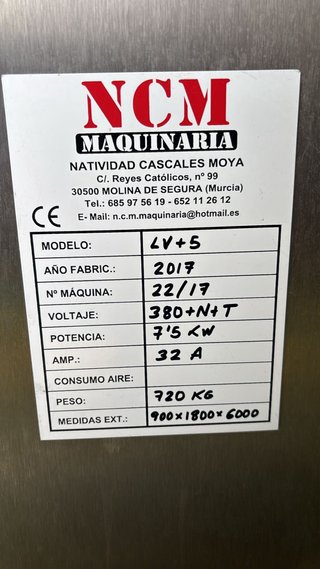 Etiquetadora 4 cabezales