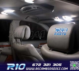 KIT 14 BOMBILLAS LED INTERIOR PARA MERCEDES CLK CLASE W209 C