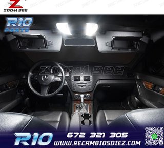 KIT 18 BOMBILLAS LED INTERIOR MERCEDES CLASE M W164 ML320 ML