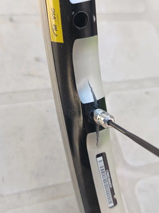 Mavic Ksyrium Elite Núcleo y Eje Trasero