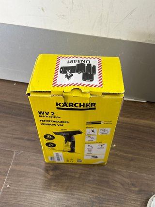 KÄRCHER limpiadora de Cristales WV 2 Black Edition