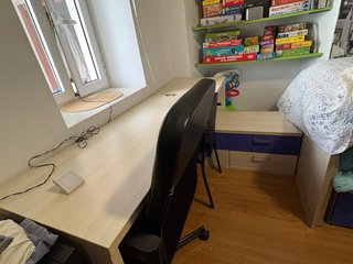 Cama doble infantil con cajones