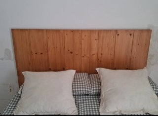 Cabecero de cama de madera