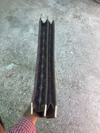 Valigetta Louis Vuitton monogram marrone