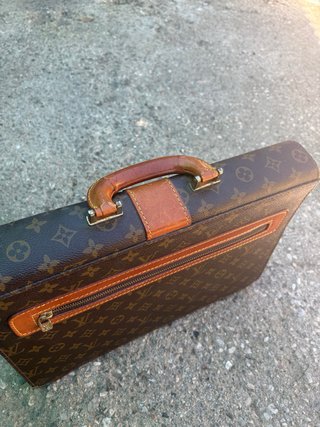 Valigetta Louis Vuitton monogram marrone