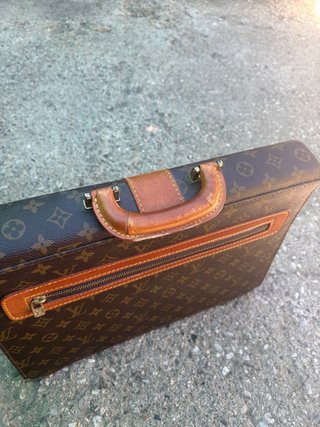 Valigetta Louis Vuitton monogram marrone